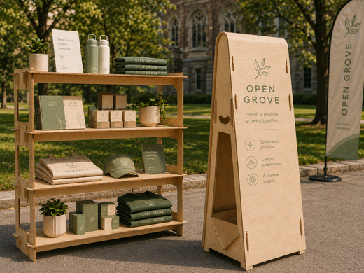 Outdoor DS Banner Stand