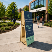 Outdoor Double Sided Stand